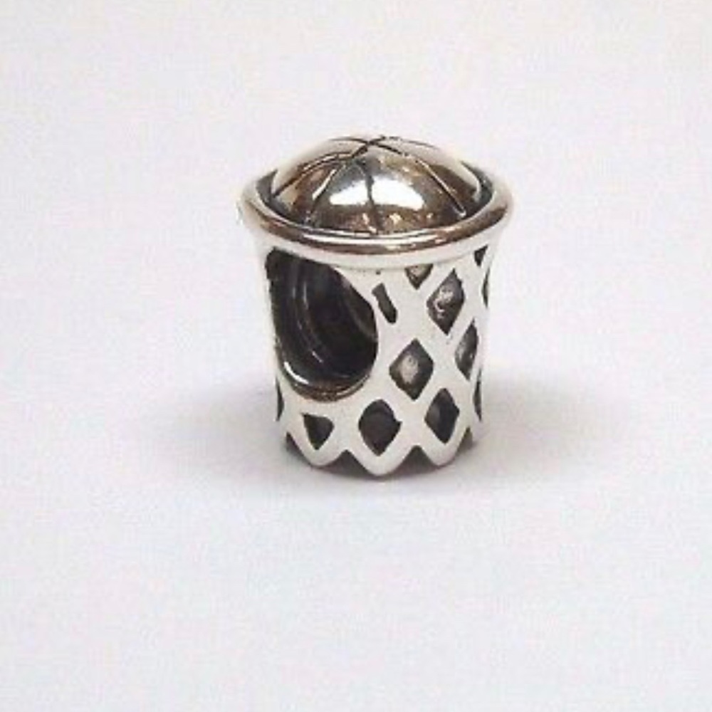 Chamilia Sterling silver basketball hoop charm
